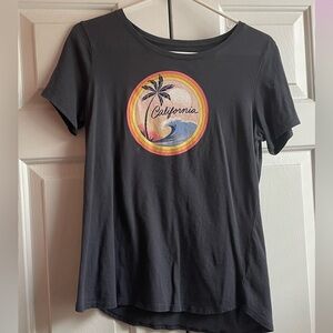 Old Navy Dark Grey California Graphic Tee
